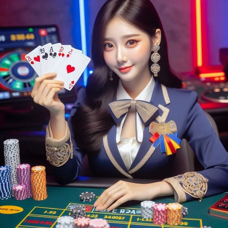 Live casino dealer table streamed on winph5 for Filipino players